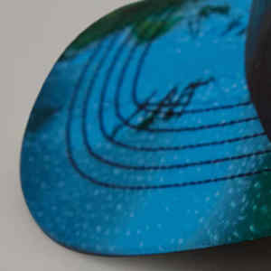 Gorra de béisbol de 5 paneles con impresión por sublimación personalizada Unisex más vendida - Product Image 4