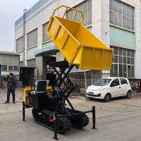 Auto-chargement-Mini-Dumper Petit Camion sur chenilles de montagne Moteur diesel Mini Camions à benne basculante à vendre Prix d'usine