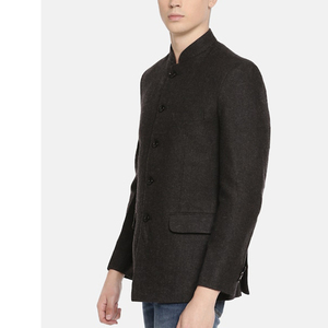 Conjunto de traje de estambre para hombre Slim Fit novio boda Vestido de 3 piezas Blazer chaleco abrigos pantalón doble botonadura a rayas vestido oficial para hombre - Product Image 2