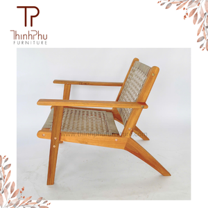 Silla moderna ecológica para exteriores, silla relajante de Thinh Phu, muebles promocionales de madera para parques, escuelas, villas - Product Image 6