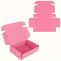 Boîte d'expédition auto-érectible pliable avec matériaux recyclés et doublure en éponge pour l'emballage de vêtements et de sous-vêtements