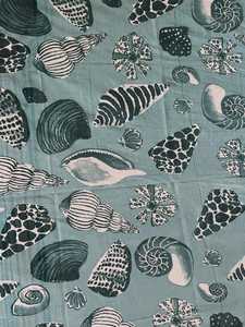 Enveloppe de plage en coton imprimé bloc estampillé à la main pour femmes écharpe paréo à la main couvrir - Product Image 5