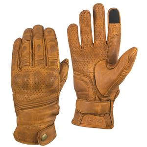Venta al por mayor de fábrica de dedo completo guantes de carreras de motos 100% de cuero duro nudillo protección invierno guantes de montar en moto - Product Image 3