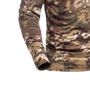 T-shirt de chasse en coton softshell décontracté à manches longues imprimé avec des animaux sauvages, technologie de matériau Bayer pour tous les jours - Product Image 6