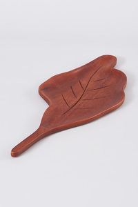 Plato de madera en forma de hoja personalizado al por mayor a precio asequible de la India para restaurante, hotel, boda - Product Image 6