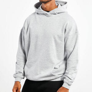 Sweats à capuche en coton gaufré lourd pour hommes - Product Image 2