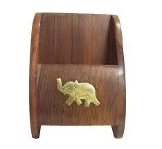 Support de téléphone en bois de concepteur élégant fabriqué à la main avec un design de luxe pour le bureau à domicile et la salle d'étude au prix le plus bas - Product Image 6