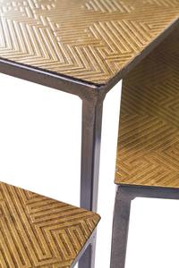 Antique Style Metal <b>Side</b> <b>Table</b> Set Rectangle Top Unique Design Sofa End <b>Table</b> for Living Room and <b>Bedroom</b> Furniture - Product Image 2