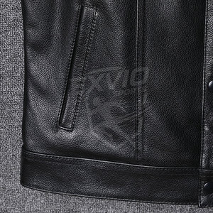 Chaleco de Cuero de Alta Calidad 100% Hecho a Mano, Precio Razonable, Transpirable, Ropa Masculina, Chaleco de Cuero para Venta en Línea - Product Image 6