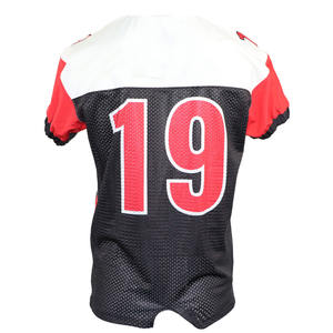 Nom et numéro d'équipe personnalisés Tops de football américain Maillot d'entraînement Sports Maillot de football américain à vendre - Product Image 3