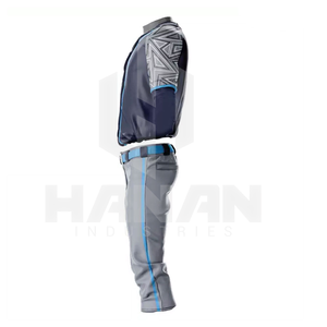 Conjunto de Jersey y pantalones de béisbol y softbol de poliéster 100% personalizado, uniforme deportivo ligero y transpirable para deportes de equipo - Product Image 3