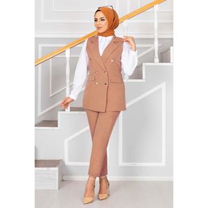 ชุดเสื้อกั๊กฮิญาบคอผ้าเช็ดหน้า-1 - Product Image 2