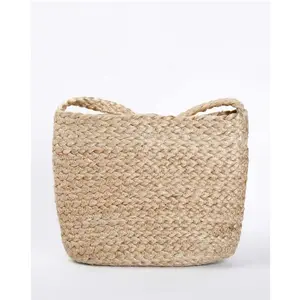 Wholesale Jute Handbag Natural Jute Hand Purse Handbag Clutch Women Shoulder Basket Bag Manufacturer Suppliers In India