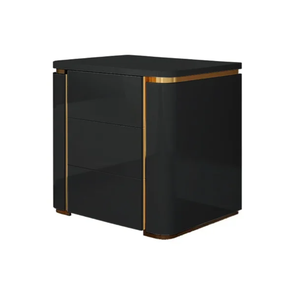 JY Competitive Price Bedroom European Style <b>Nightstand</b> with Plywood Carcass for USA Market - Product Image 3