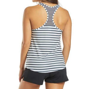 Camisetas sin mangas de punto transpirables de alta calidad Unisex y camisetas sin mangas para mujer, estampado de logotipo personalizado, estilo informal para ropa de gimnasio - Product Image 3