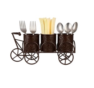 Stylish Handmade Metal <b>Cutlery</b> Holder With Beautiful Finish Perfect For Minimalist Kitchens And Modern Home Interior Styling - Product Image 4