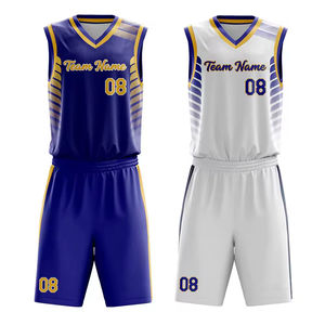 เสื้อบาสเก็ตบอลสำหรับผู้ชายและผู้หญิงเสื้อบาสเก็ตบอลทีมโพลีเอสเตอร์แบบซับลิเมชัน - Product Image 5