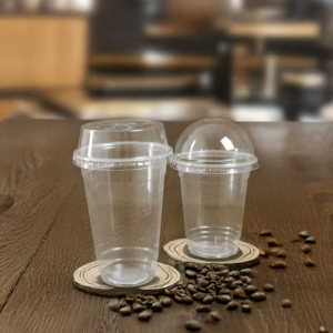 Viet Nam 95mm gobelets en plastique jetables à paroi unique 16oz/24oz boissons/café/thé/jus tasses avec couvercles transparents - Product Image 1