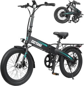 Bicicletta elettrica pieghevole da 20 "con batteria 40 miglia (Pedal-assist1) da 48V, potenza 20mph da picco 500W, bicicletta elettrica per adulti - Product Image 1