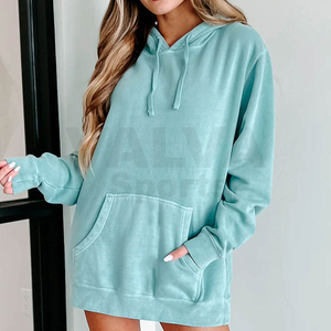 Sudadera con Capucha Oversize de la Mejor Calidad para Mujer, Manga Larga, Estilo Urbano de Invierno, Hombros Caídos, Logotipo Frontal Bordado en 3D, Estampado con Lazo - Product Image 4