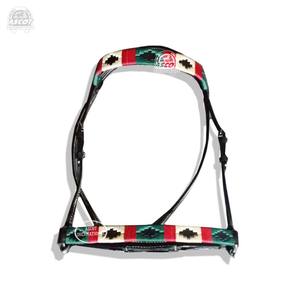 Meilleure Qualité En Cuir Cheval Polo Bride Headstall Rembourrage Souple avec rênes noir brun couleur En Gros - Product Image 5