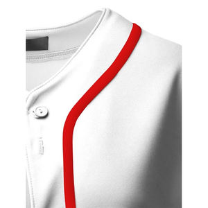 2025 Ropa deportiva Mejor diseño Peso ligero Personalizado Nueva llegada OEM ODM Material de poliéster Jersey de béisbol - Product Image 4