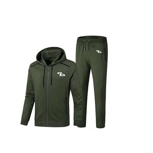 Ensembles de survêtements à fermeture éclair pour hommes personnalisés à petit budget vente en gros entraînement Fitness sport deux pièces ensemble budget amical survêtement pour hommes - Product Image 6