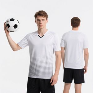 Men's Custom Logo Soccer Jersey Set Sports Uniforms With Football Kit Dropshipping for Soccer Wear - Product Image 2