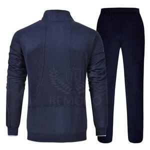 Ensemble de survêtement léger en coton 100% pour homme adulte, à capuche, motif uni, respirant, manches longues, hiver, haute qualité, élastique - Product Image 2