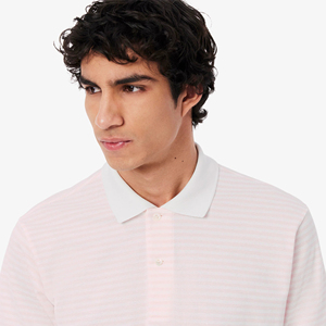 Polos pour hommes en coton respirant et léger de style décontracté pour l'extérieur Polos Slim Fit de conception OEM pour hommes - Product Image 2