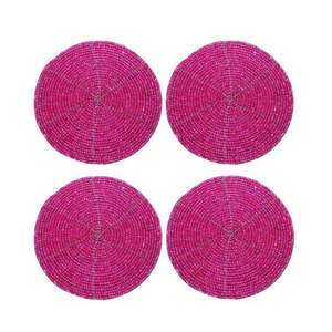 handmade <b>beaded</b> <b>coasters</b> unique design by glowin fashion - Product Image 3