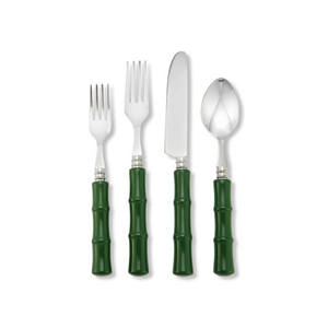 ชุดช้อนส้อมสเตนเลสเรซิน5ชิ้นพร้อมแหวนผ้าเช็ดปากเรซิน - Product Image 4