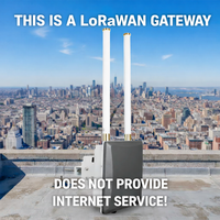 Punto de Acceso Exterior LoRaWAN Todo en Uno con Cobertura de Largo Alcance 433/868/915MHz Wi-Fi LTE y GPS para Aplicaciones Inalámbricas