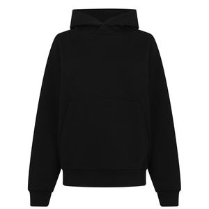 Sweat-shirt à capuche en molleton de coton long décontracté pour femmes, sans couture, pour le yoga et le fitness - Product Image 1