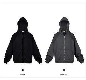 เสื้อฮู้ดสวมหัวผ้าฝ้าย100% ดีไซน์ใหม่ใส่ได้พอดีตัวปกติสไตล์บ็อกซี่เปิดไหล่ว่างเปล่าสำหรับฤดูใบไม้ร่วง - Product Image 6