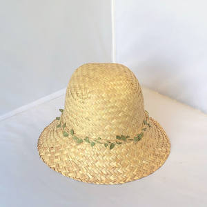 Chapeaux de paille naturels de qualité supérieure protection solaire élégant chapeau de feuille de raphia logo personnalisé accepter de haut fabricant du Vietnam - Product Image 6