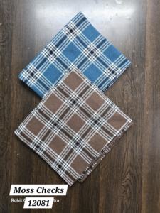 ผ้าคอตตอนด็อบบี้ลายตารางคุณภาพส่งออกที่ดีที่สุด เนื้อผ้านุ่ม ระบายอากาศได้ดี เหมาะสำหรับการผลิตเสื้อผ้า - Product Image 4