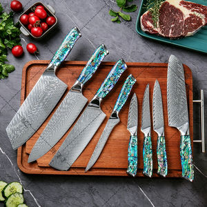 Cuchillo de Cocina Damasco de 3.5 Pulgadas, 67 Capas de Acero Damasco con Mango de Concha de Abulón - Product Image 5