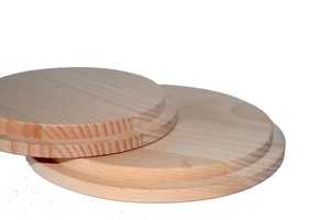 Dessous de verre en bois de hêtre et d'acacia avec logo personnalisé Tapis de tasse de style classique pour boissons Sous-verres en bois de bambou avec personnalisation - Product Image 4