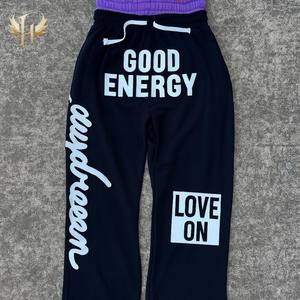 Ensemble de survêtement unisexe tendance, sweat à capuche surdimensionné et pantalon de jogging, style streetwear, ensemble de survêtement unisexe à manches longues, vêtements de sport athlétiques - Product Image 6