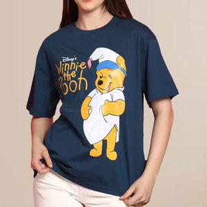 เสื้อยืดสำหรับผู้หญิงเสื้อยืดคอกลมแขนสั้นระบายอากาศคอกลมสำหรับผู้หญิงเสื้อยืดผ้าคอตตอนธรรมดาไม่มีลวดลายออกแบบได้ตามต้องการ - Product Image 1