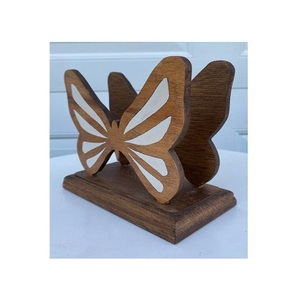 ที่ใส่กระดาษเช็ดปากไม้รูปผีเสื้อที่ใส่กระดาษชำระขนาดพิเศษสำหรับใช้ในโรงแรมและร้านอาหาร - Product Image 1