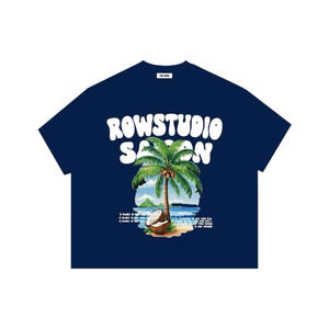 Camiseta de Manga Corta de Punto 100% Algodón para Hombre |   250GSM Corte Regular Anti-UV Transpirable de Secado Rápido con Estampado - Product Image 2