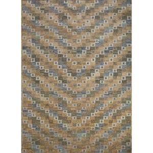 พรมขนสัตว์ถักมือ Erbe สีแดงส้ม รุ่น AKWL-1254 ลายเรขาคณิตนามธรรม สำหรับบ้าน ห้องนั่งเล่น ทางเดิน ห้องโถง ขนาด 9x12 ฟุต รูปทรงสี่เหลี่ยมผืนผ้า - Product Image 1