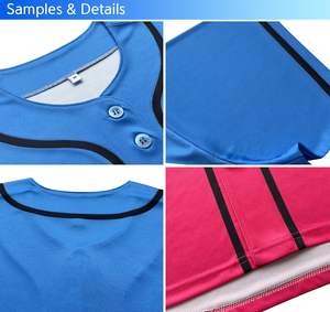 Conjunto de Uniforme de Béisbol Premium para Equipo, con Ajuste Flexible, Tejido Transpirable, Secado Rápido, Protección UV, Colores y Logotipo Personalizables - Product Image 5