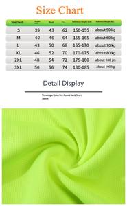 T-shirt promotionnel à col rond, unisexe, à séchage rapide, avec logo personnalisé, broderie, prix d'usine Chine Bangladesh, OEM - Product Image 5