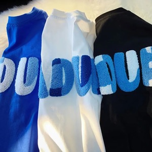 ขายส่งปักยอดขายที่กําหนดเองระเหิดเสื้อยืดแขนสั้นผู้ชาย Chenille เย็บปักถักร้อยเสื้อยืด - Product Image 4