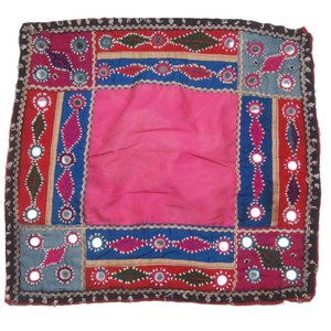 Bordado espejo trabajo indio Vintage hecho a mano parche costura artesanía algodón tela tradicional Kutch Boho arte bordado hecho a mano - Product Image 3