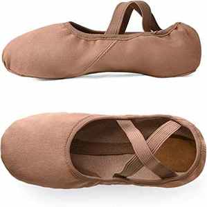Zapato de ballet personalizado Rosa bajo para niños y niñas de alta calidad profesional, zapatos de gimnasia personalizados para adultos, cuero para niños - Product Image 1