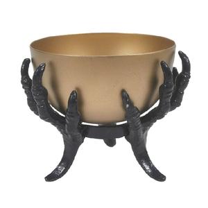 Accessoires de décoration intérieure moderne Bol à fruits décoratif avec forme ronde plaquée or pour soupe salade jus pain et légumes hôtel - Product Image 3